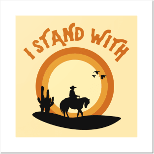 I Stand With Texas Posters and Art